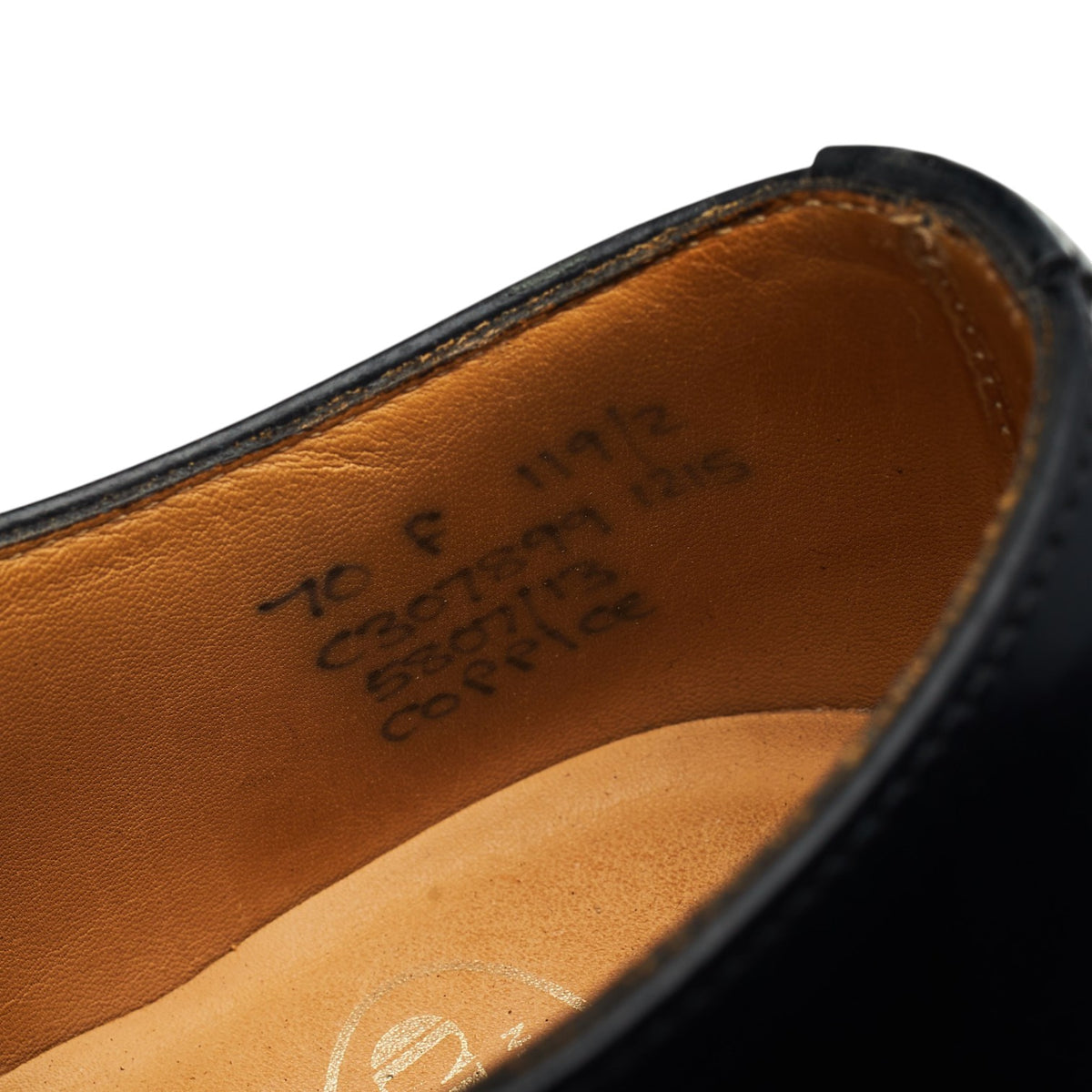'Coppice' Black Leather Oxford UK 7 F