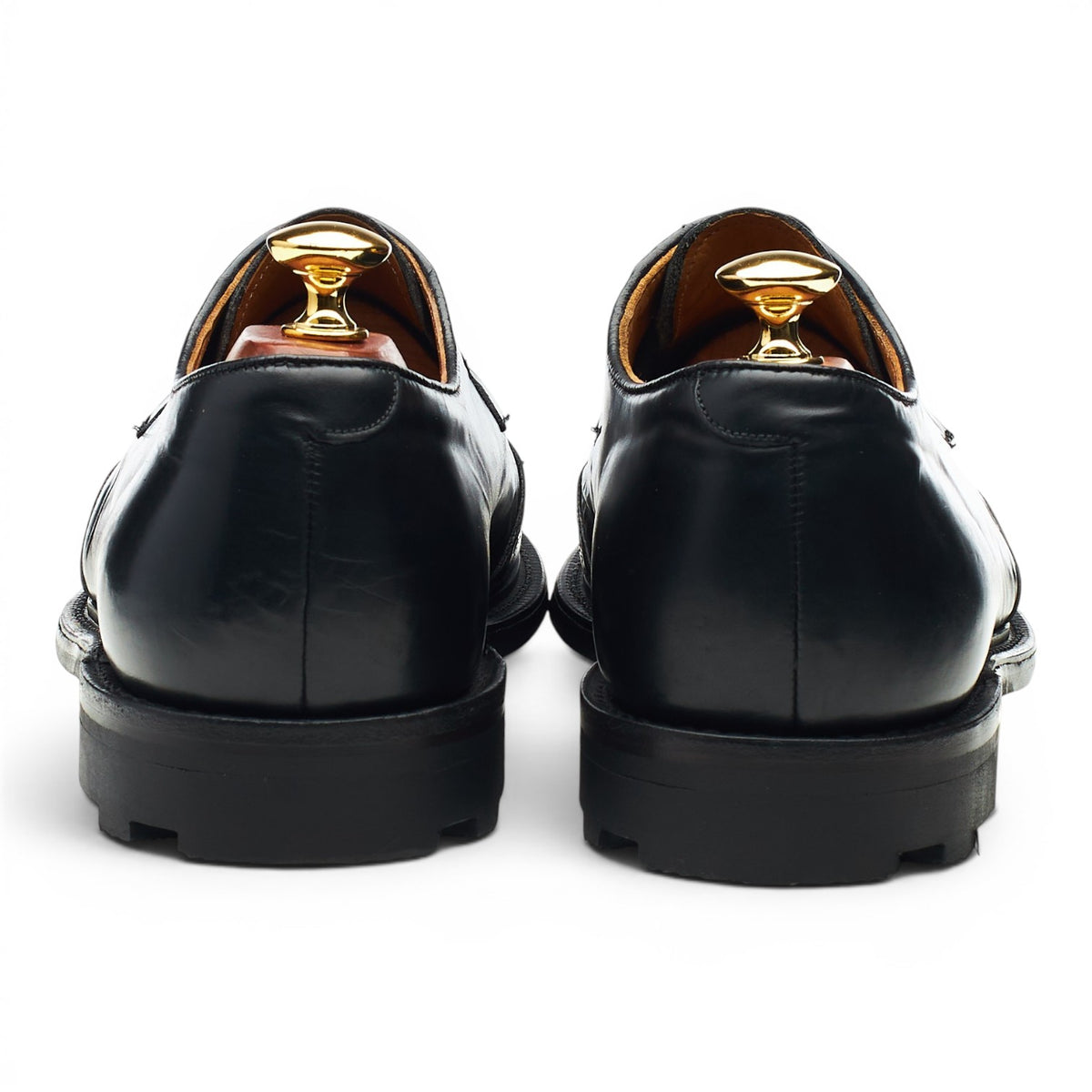 'Regent' Black Leather Derby Brogues UK 9 F