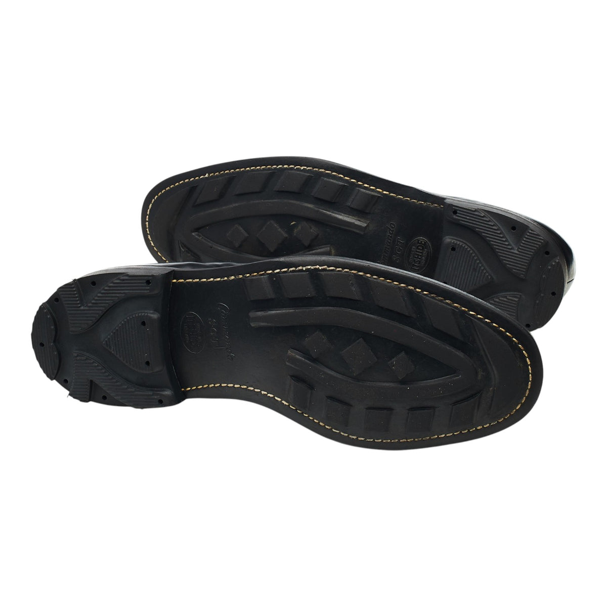 'Regent' Black Leather Derby Brogues UK 9 F