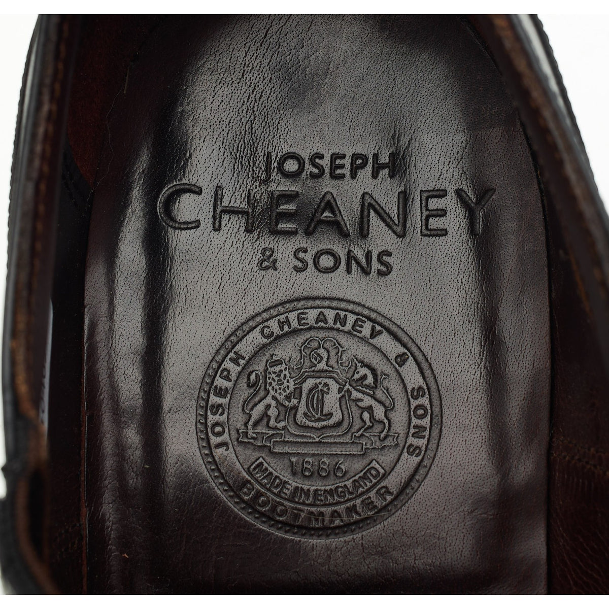 Imperial 'Clarence' Black Leather Lazyman Slip On Loafers UK 8.5 F