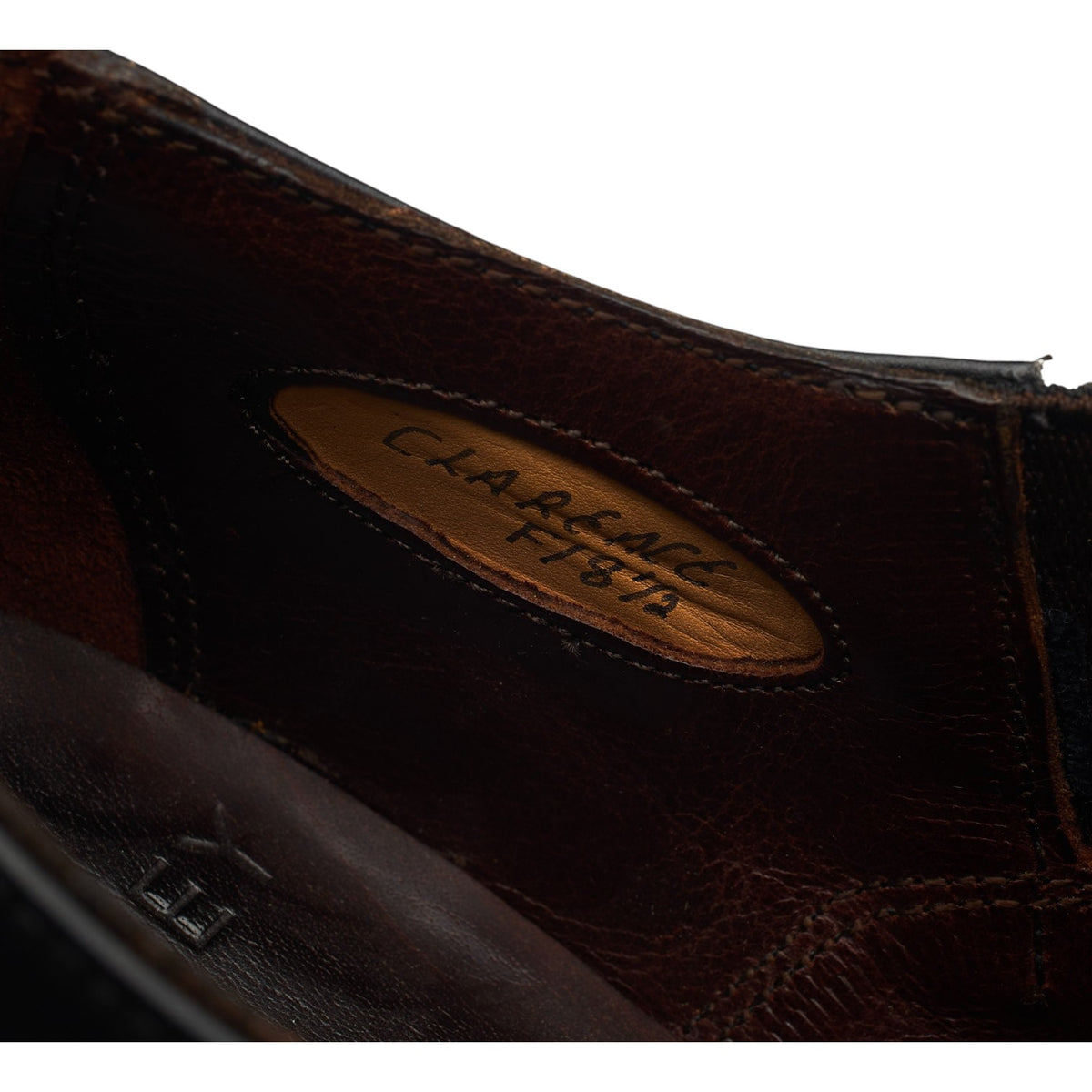 Imperial 'Clarence' Black Leather Lazyman Slip On Loafers UK 8.5 F