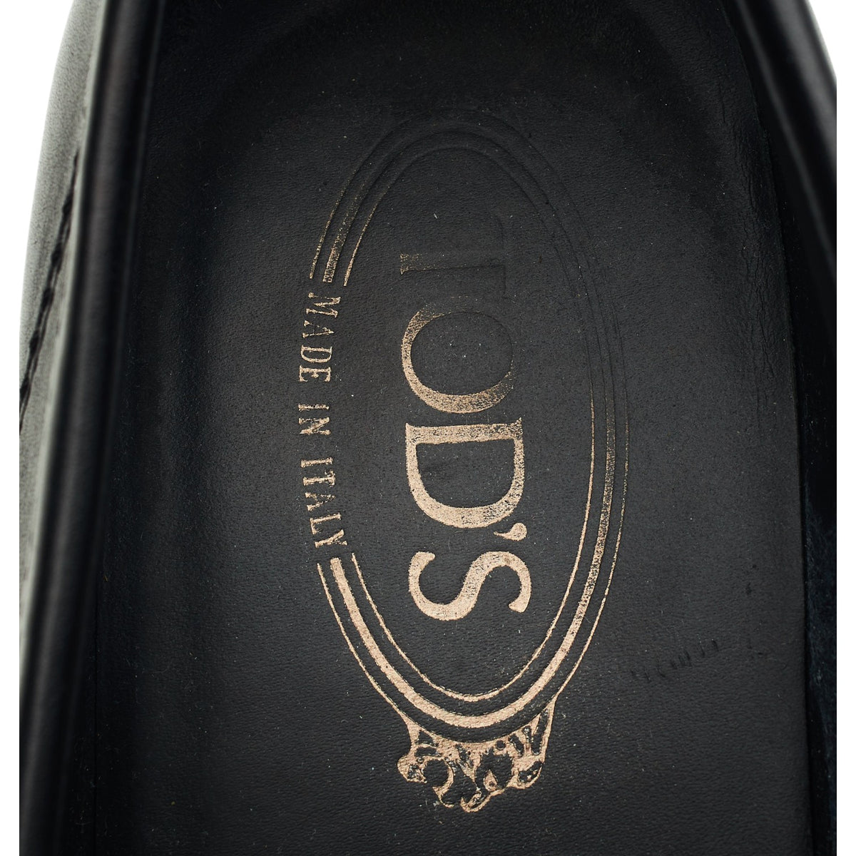 Black Leather Loafers UK 7