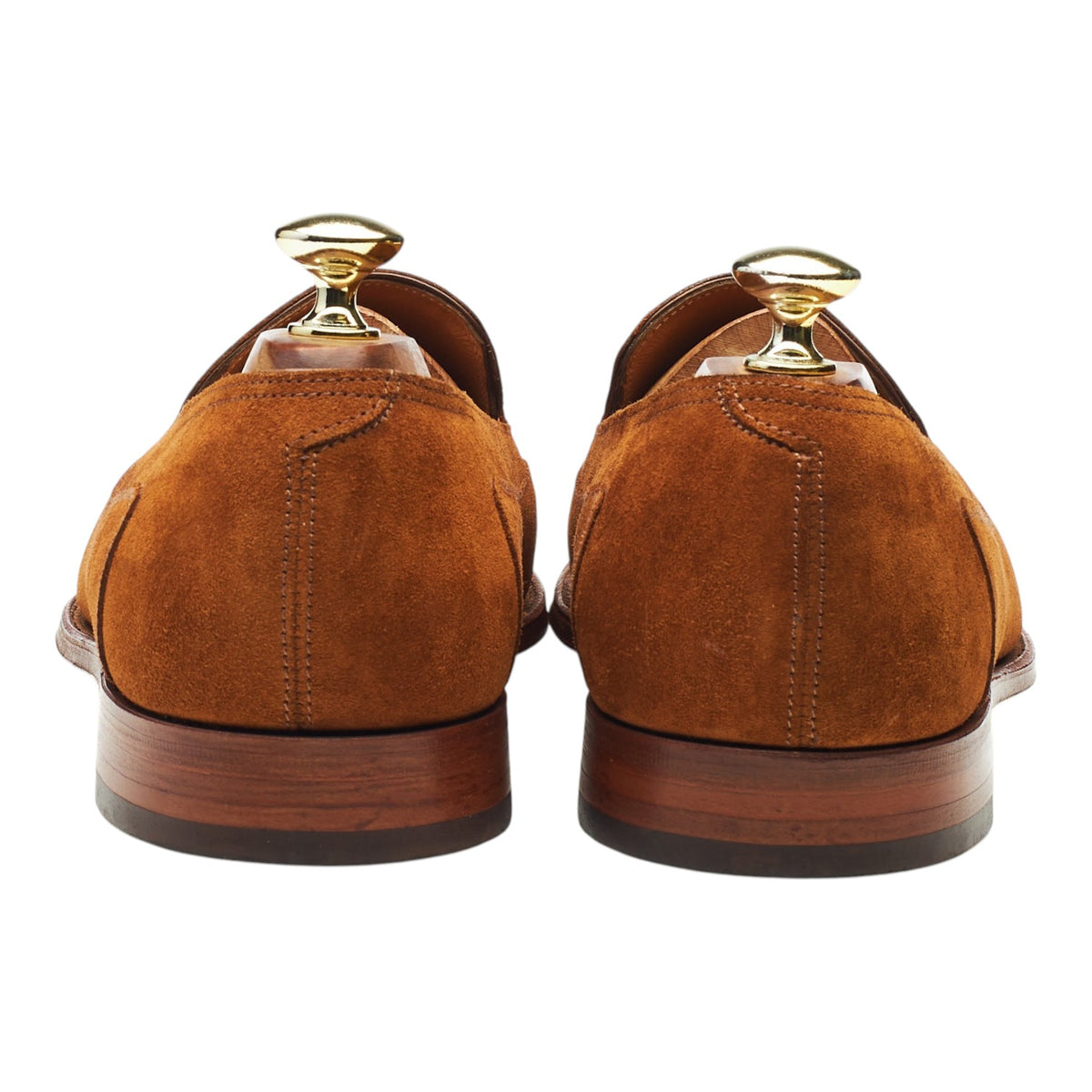 'Buckingham' Snuff Brown Suede Tassel Loafers UK 7.5 E