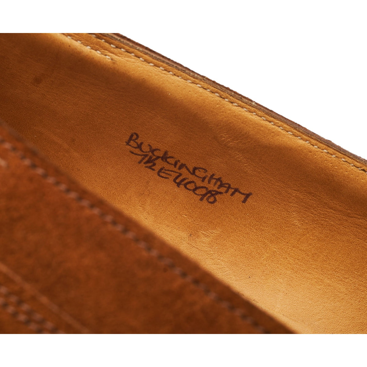 'Buckingham' Snuff Brown Suede Tassel Loafers UK 7.5 E