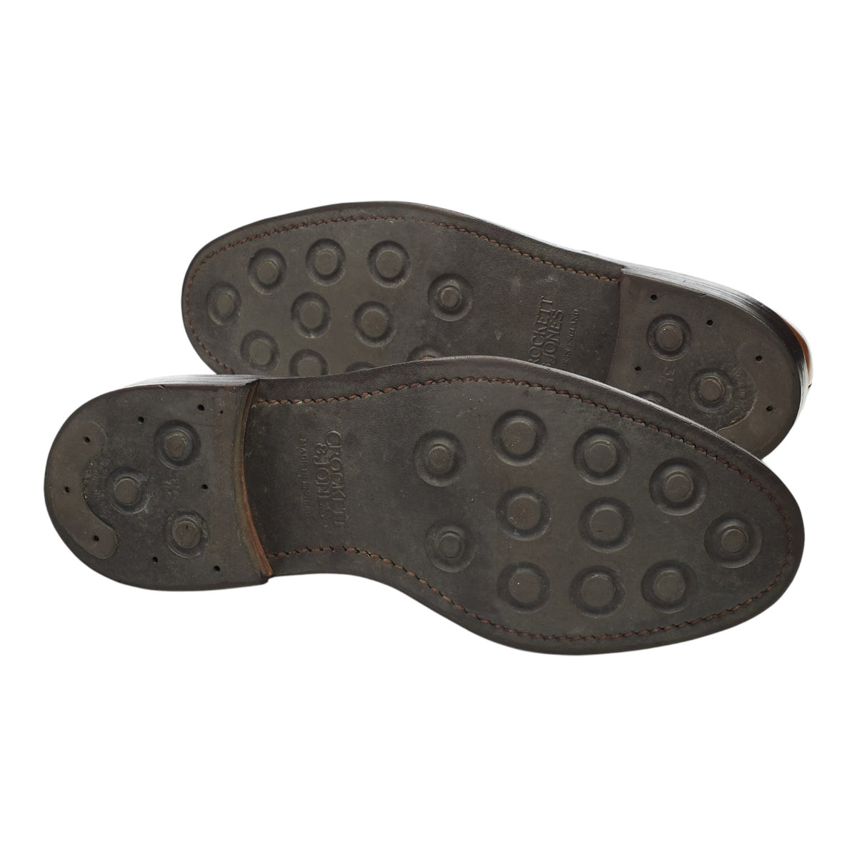 'Grasmere' Tan Brown Grain Leather Derby UK 9 E