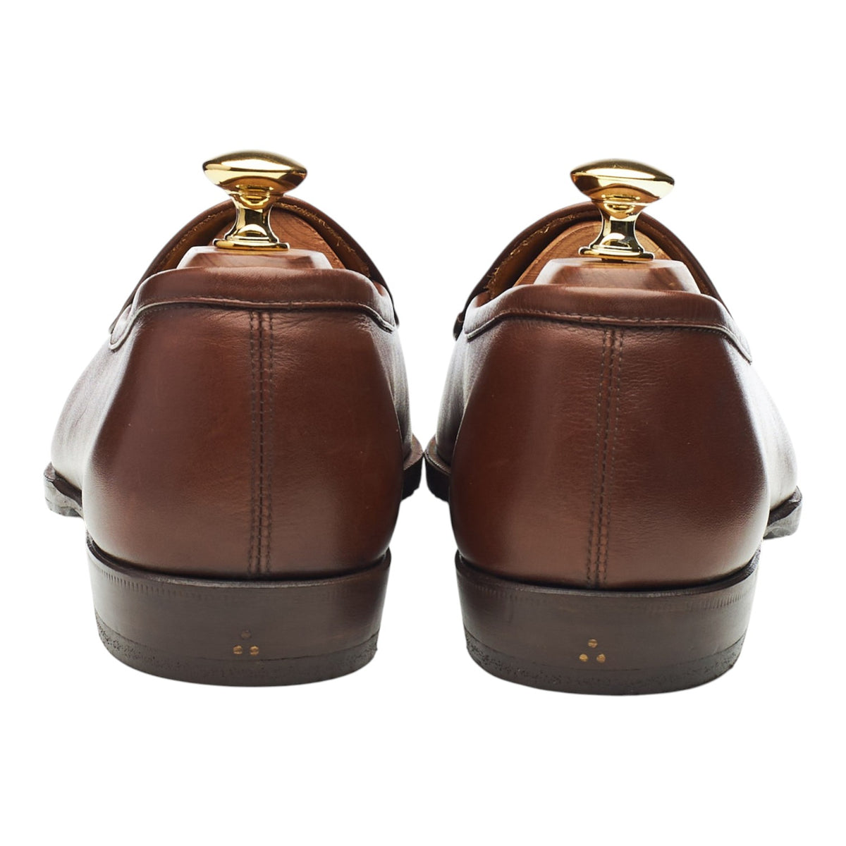'Sagan Classic' Brown Leather Tassel Loafers UK 7 / UK 7.5