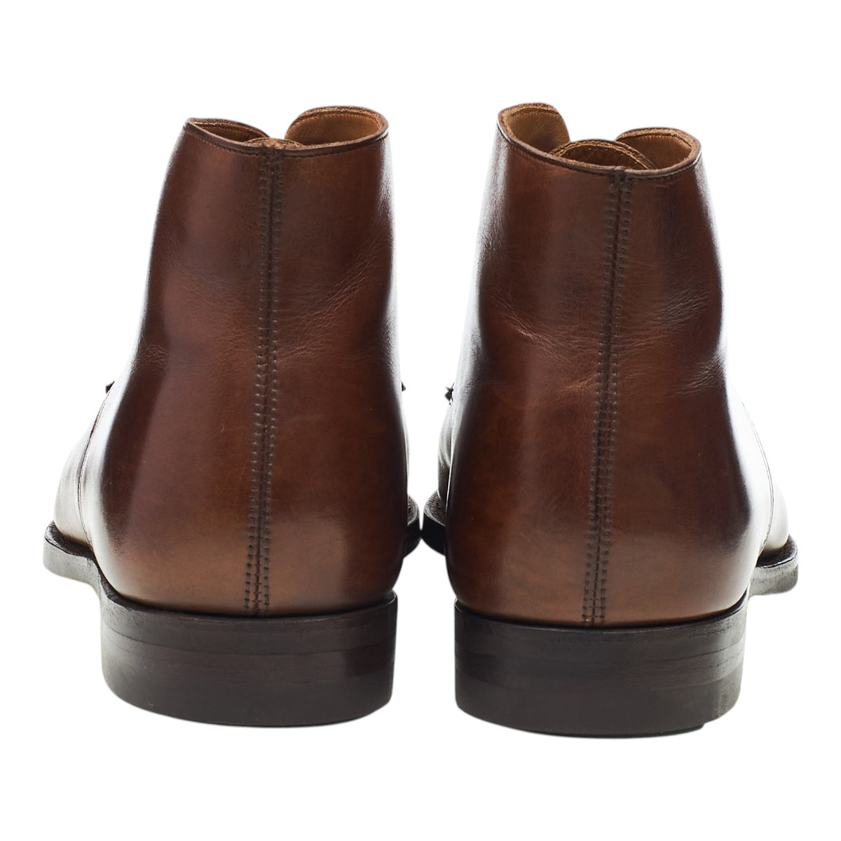 'Tetbury' Dark Brown Leather Chukka Boots UK 7.5 E