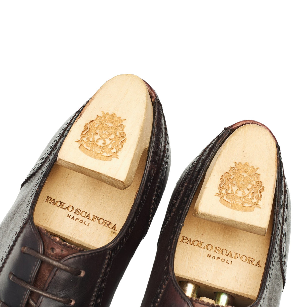 'Art. 770' Dark Brown Leather Oxford Brogues UK 9