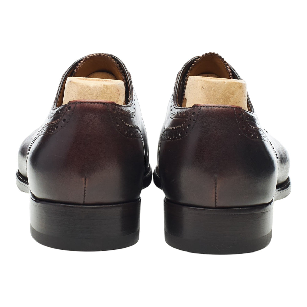 'Art. 770' Dark Brown Leather Oxford Brogues UK 9