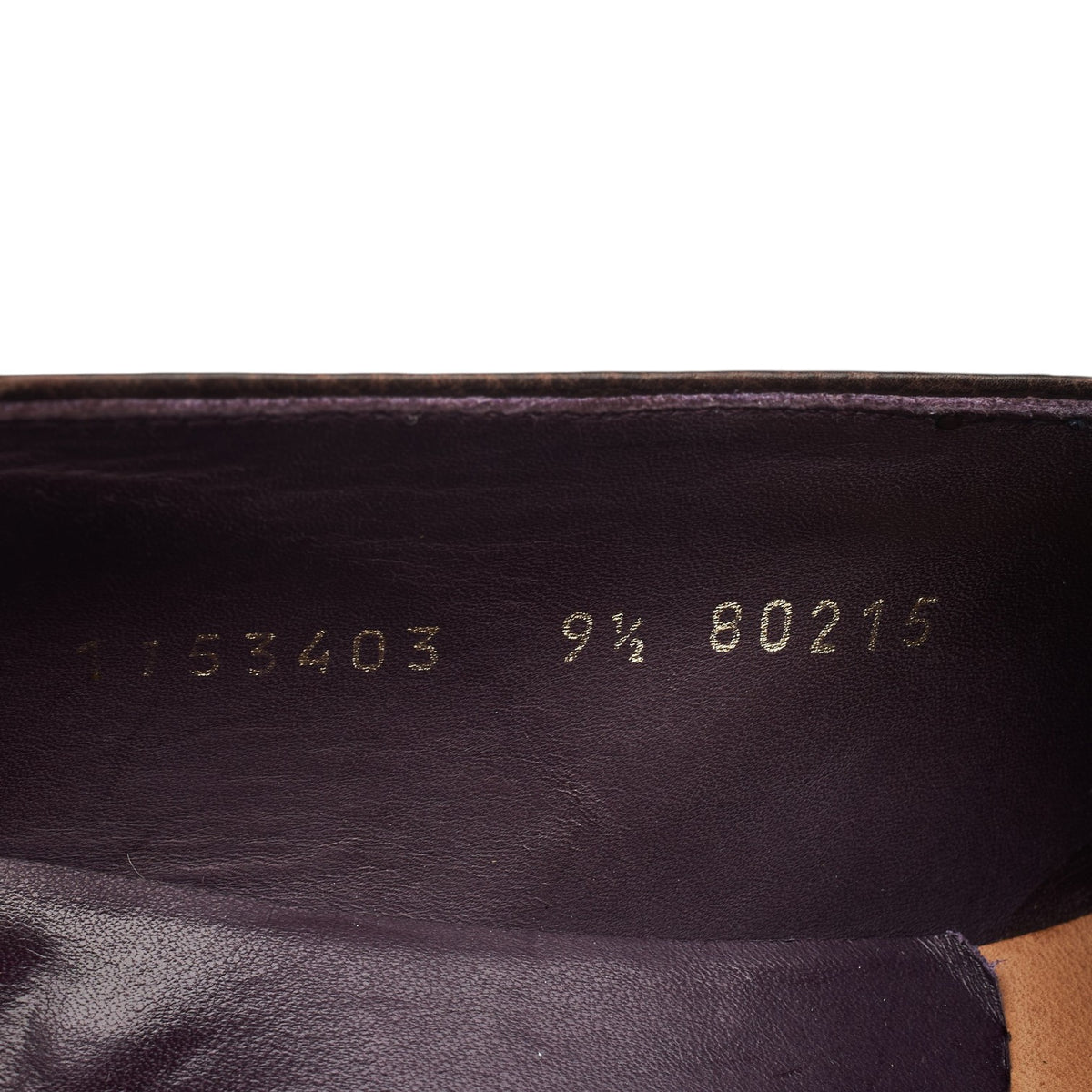 '80215' Dark Brown Grain Leather Tassel Loafers UK 9.5 EE