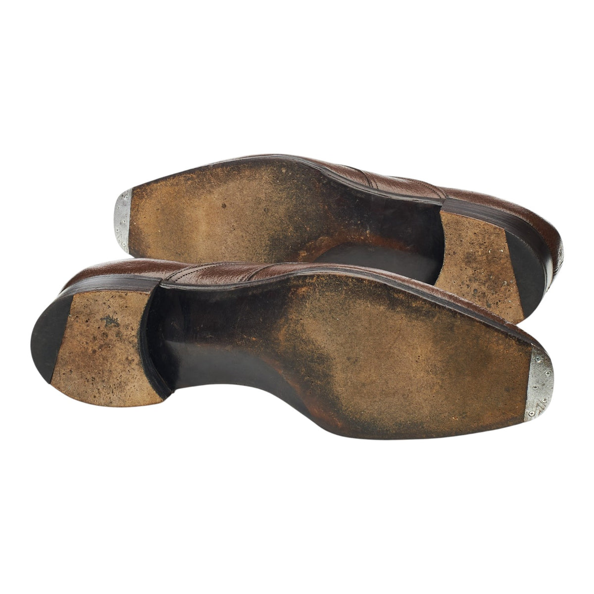 Tomorrowland Dark Brown Pigskin Leather Loafers UK 8 D