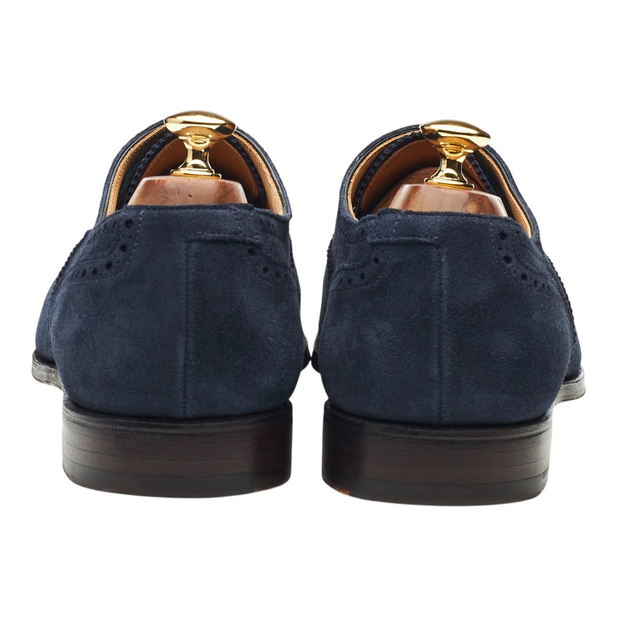 'Westfield' Navy Blue Suede Oxford Brogues UK 10.5 E
