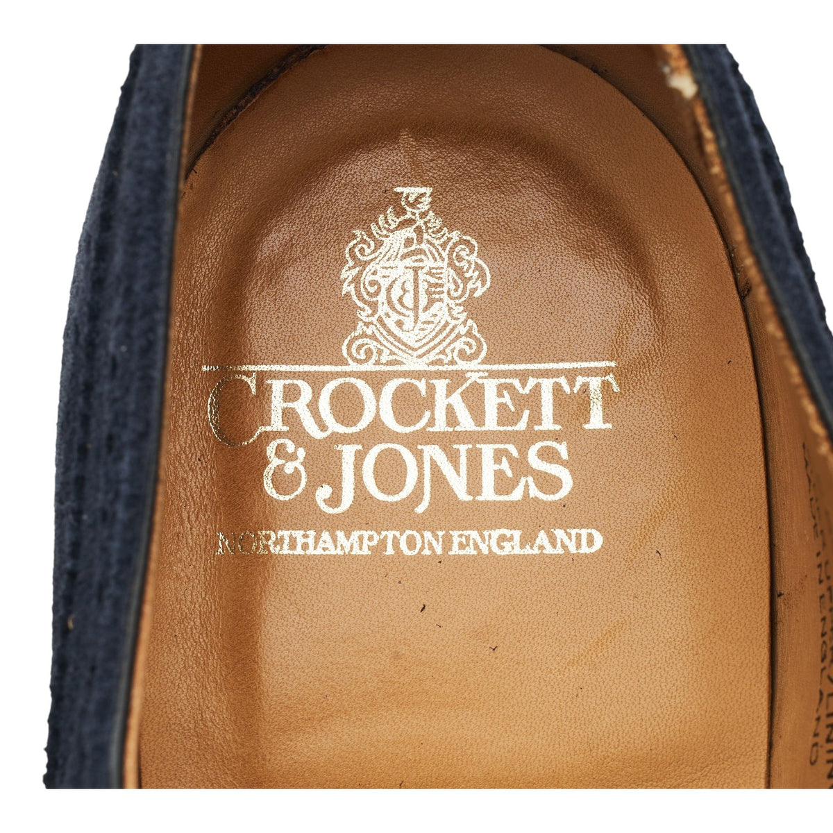 'Westfield' Navy Blue Suede Oxford Brogues UK 10.5 E