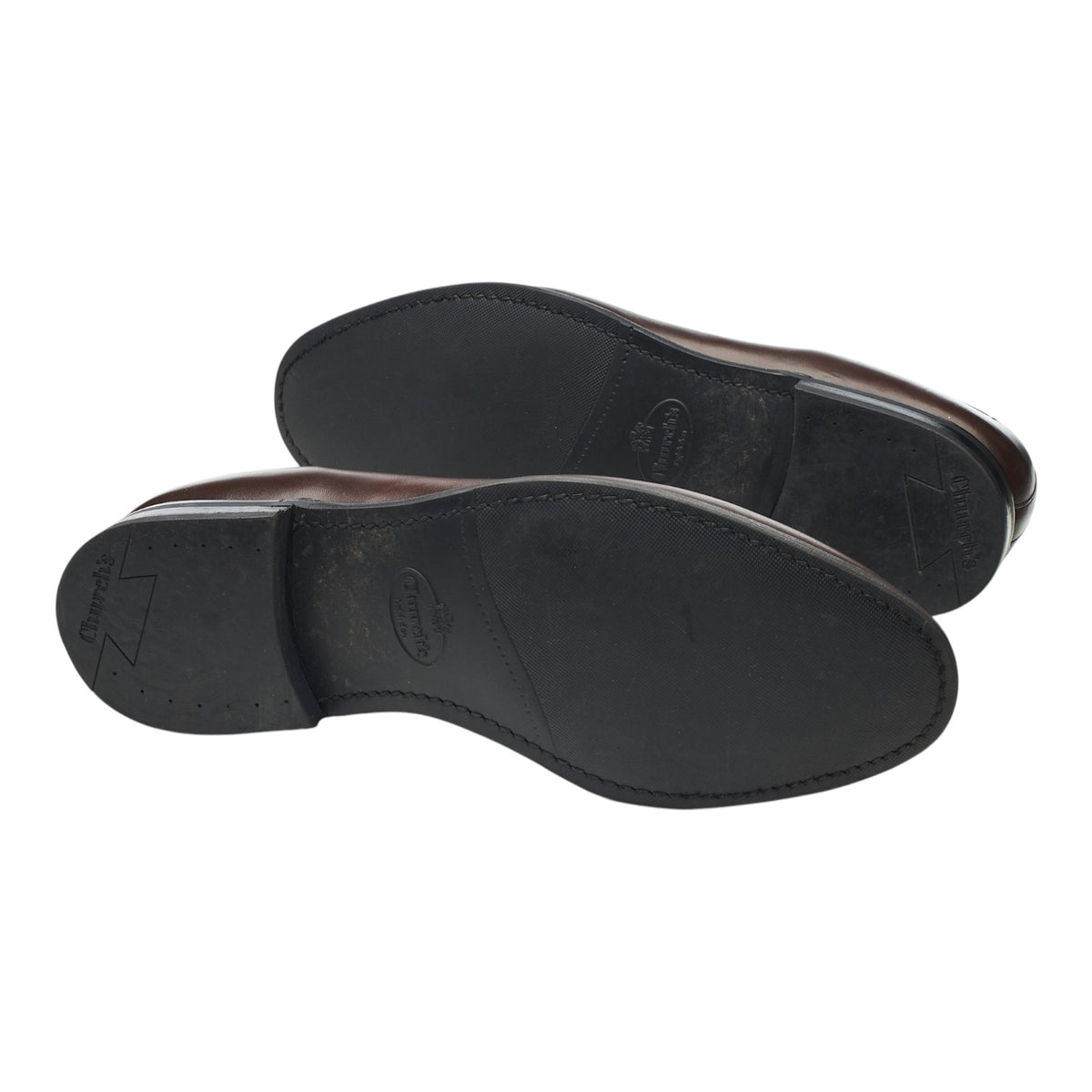 'Chicane' Dark Brown Leather Tassel Loafers UK 9.5 G