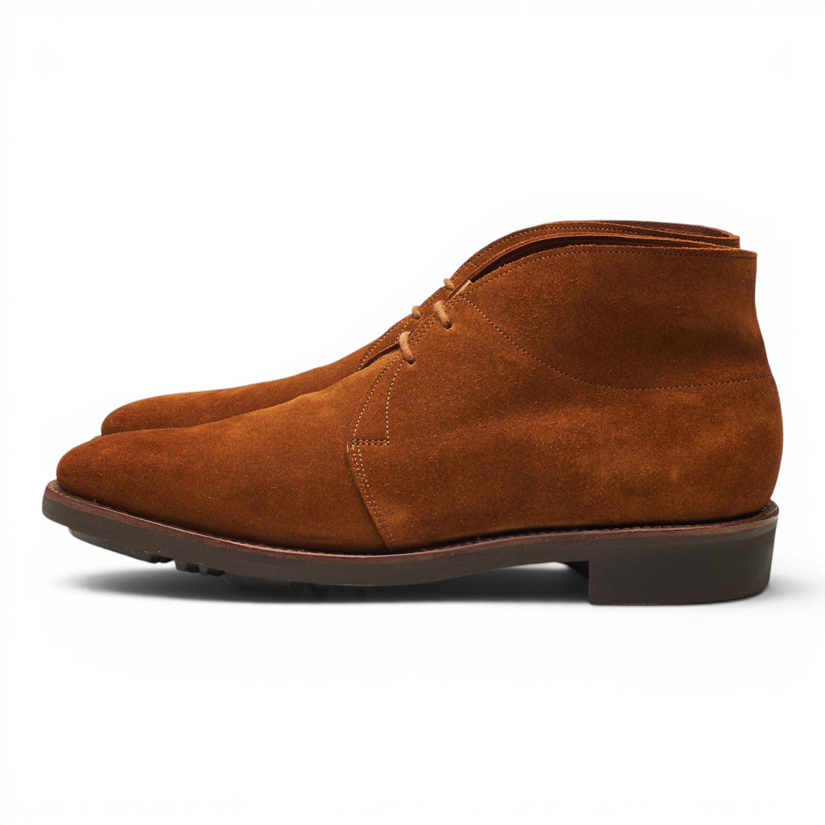 'Romsey' Snuff Brown Suede Chukka Boots UK 8 E