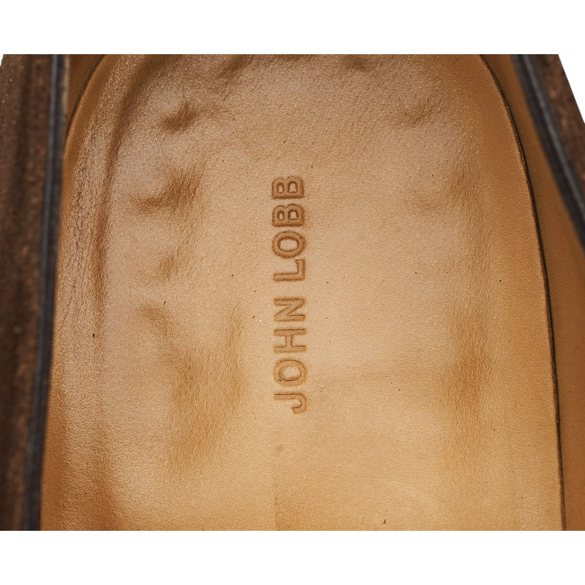 'Lopez' Brown Suede Loafers UK 10 E