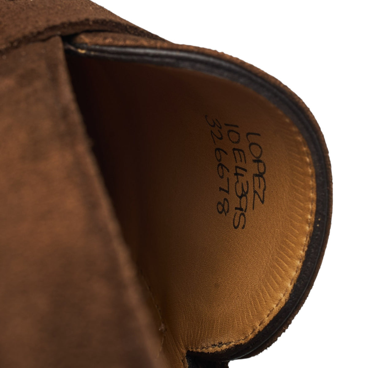 'Lopez' Brown Suede Loafers UK 10 E