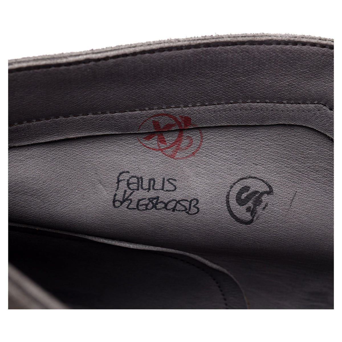 &#39;Ferris&#39; Grey Suede Chukka Boots UK 6.5 E