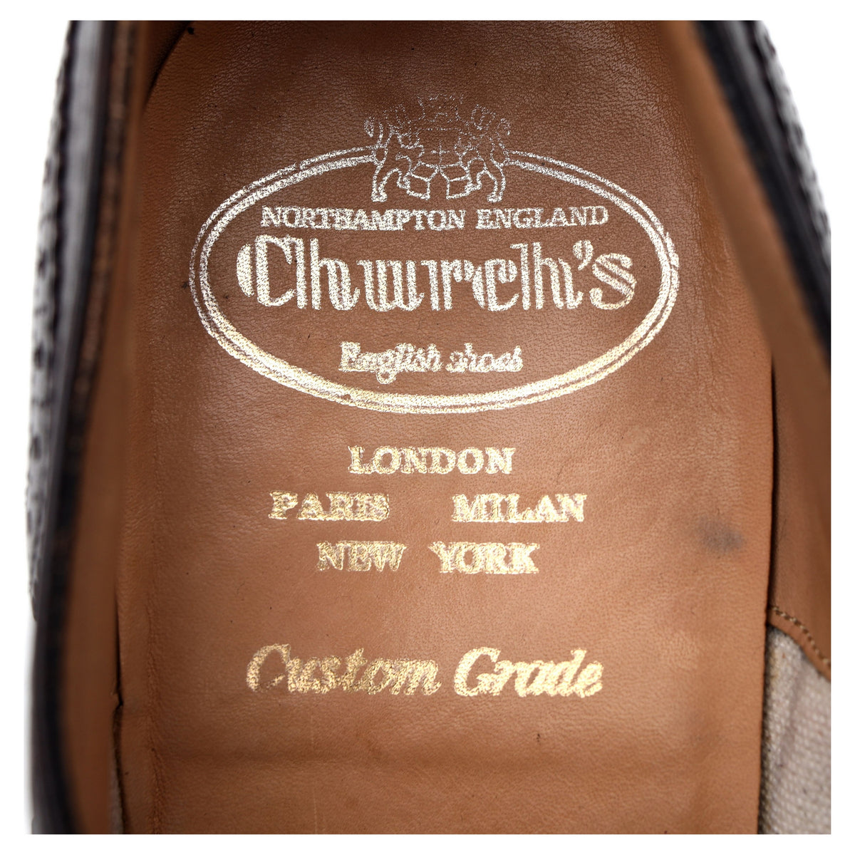 &#39;Kimcote&#39; Burgundy Leather Brogues UK 7 F