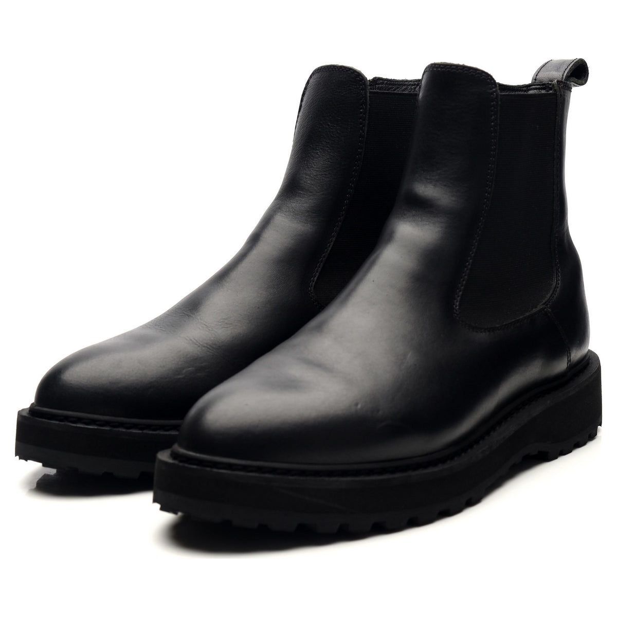 Women&#39;s &#39;Alberone&#39; Black Leather Chelsea Boots UK 8 EU 41