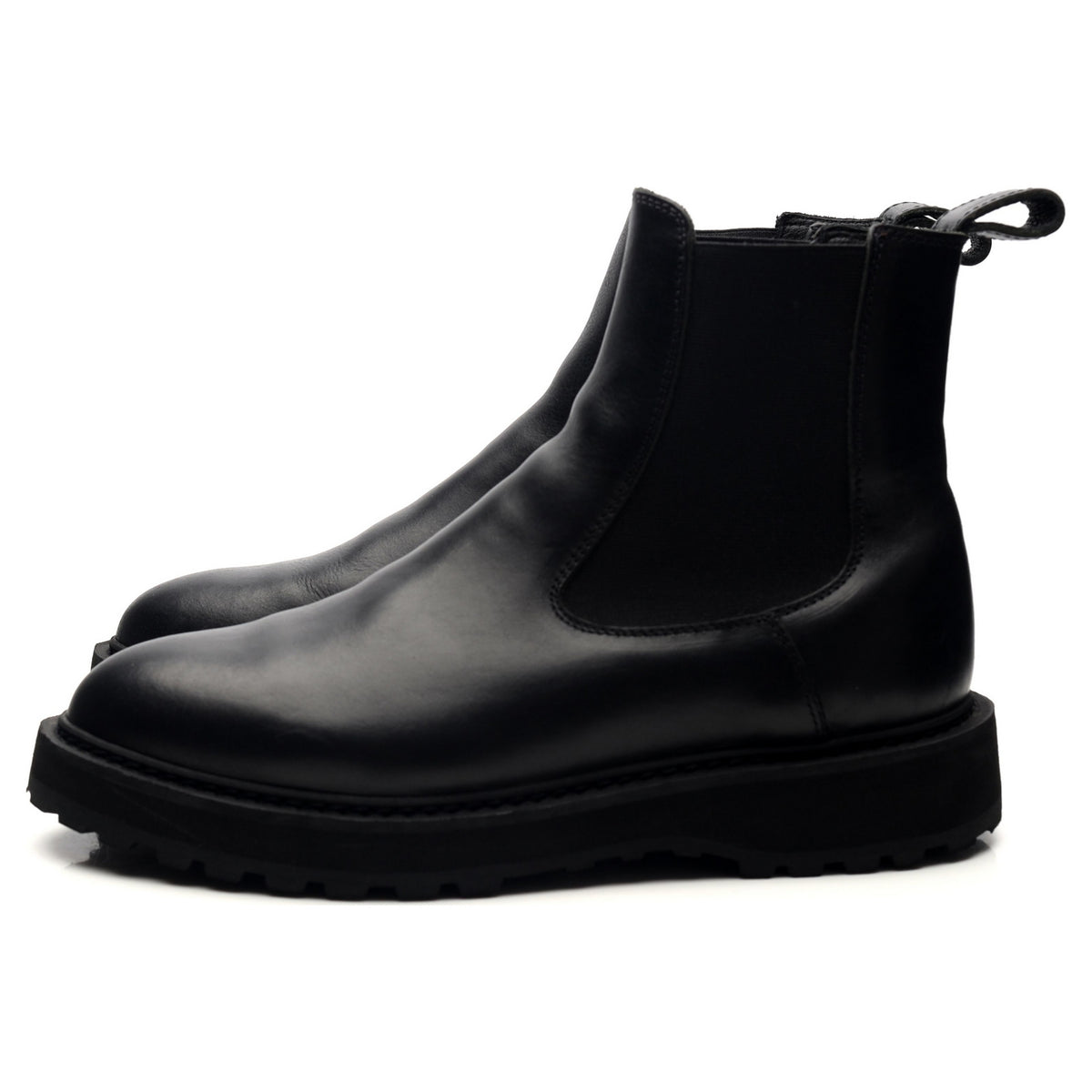 Women&#39;s &#39;Alberone&#39; Black Leather Chelsea Boots UK 8 EU 41