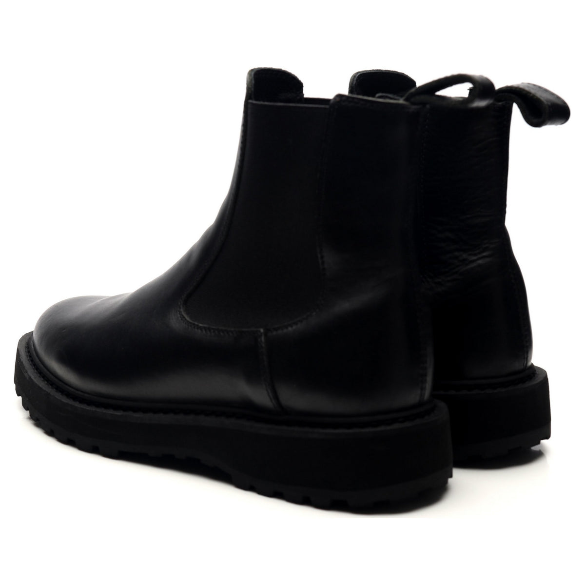 Women&#39;s &#39;Alberone&#39; Black Leather Chelsea Boots UK 8 EU 41