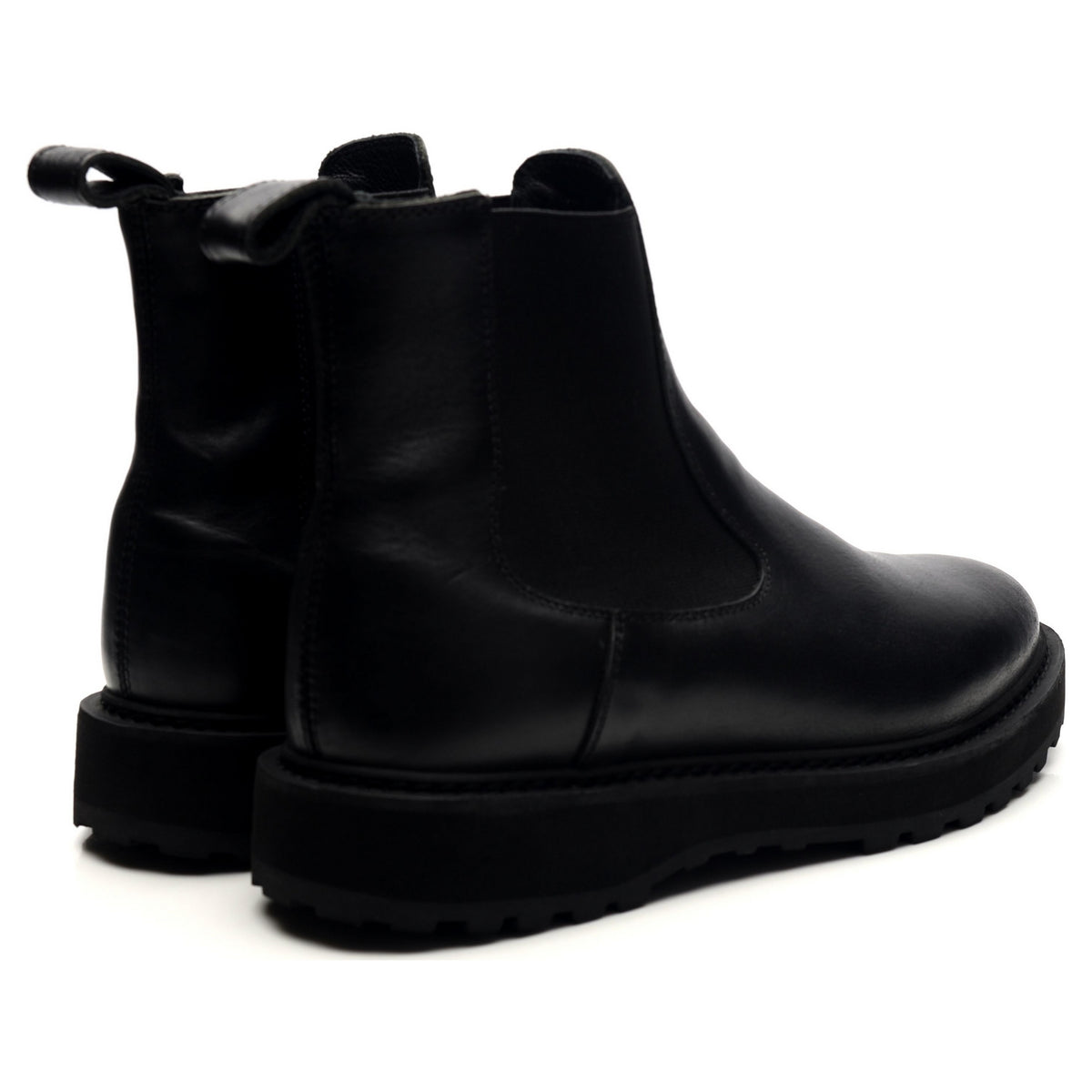 Women&#39;s &#39;Alberone&#39; Black Leather Chelsea Boots UK 8 EU 41