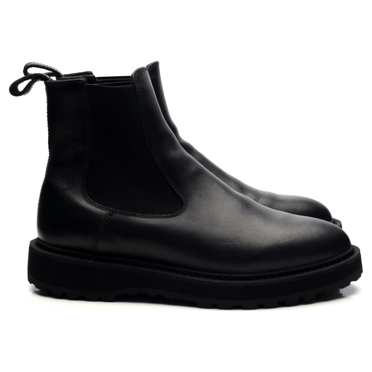 Women&#39;s &#39;Alberone&#39; Black Leather Chelsea Boots UK 8 EU 41