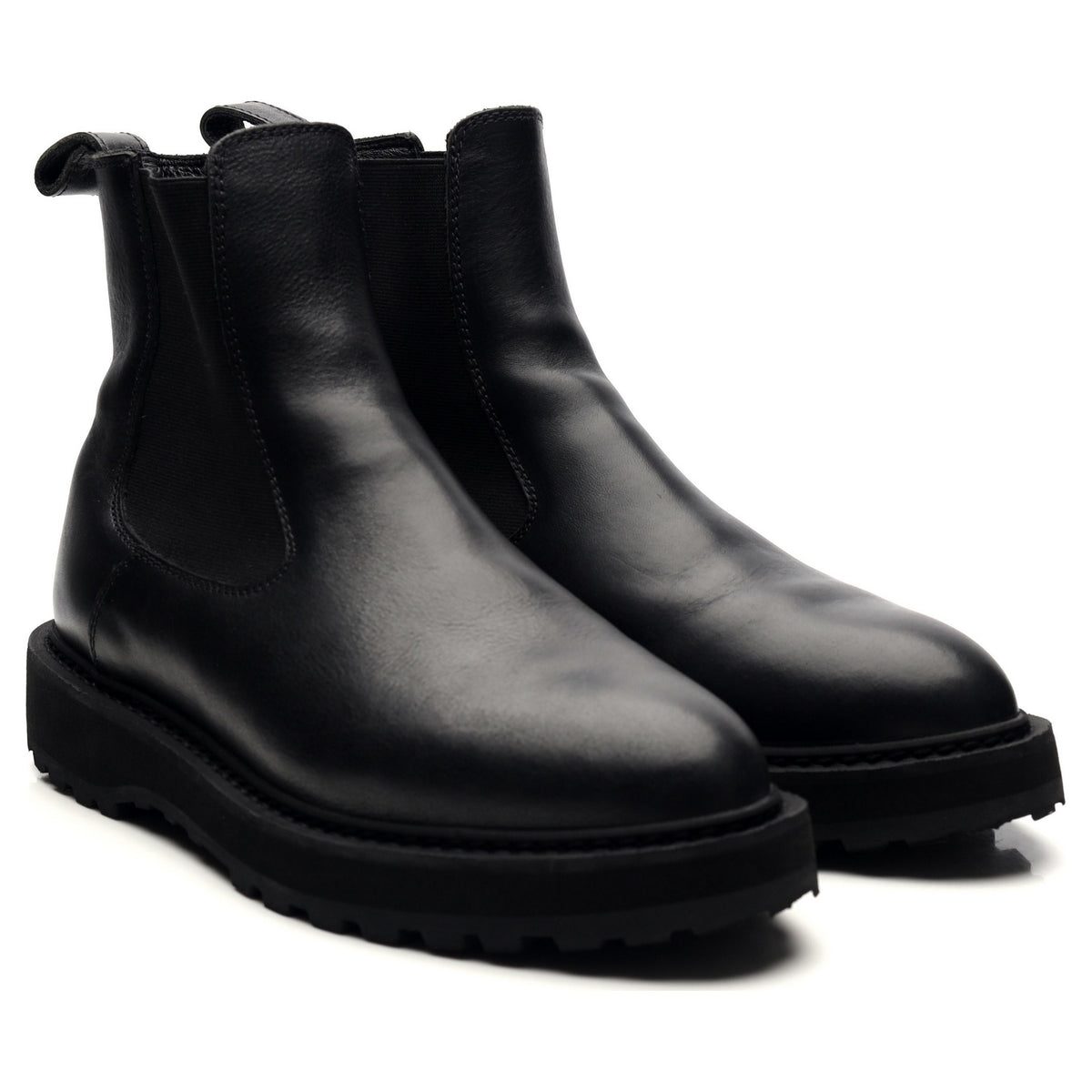 Women&#39;s &#39;Alberone&#39; Black Leather Chelsea Boots UK 8 EU 41