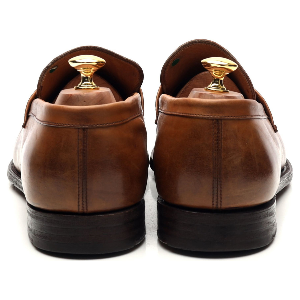 &#39;Wesley&#39; Brown Leather Loafers UK 10.5 G