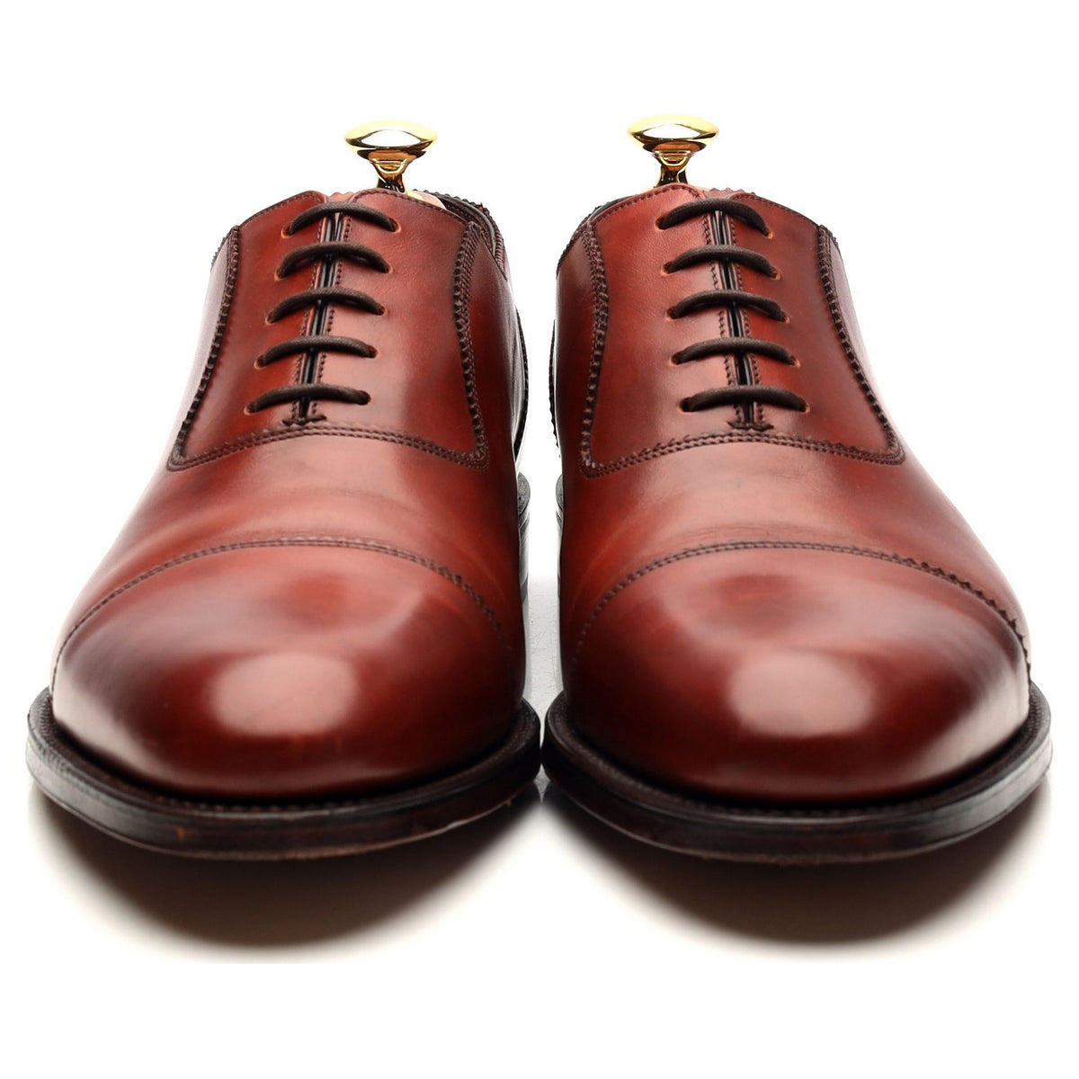 1880 Legacy &#39;Evans&#39; Tan Brown Leather Oxford UK 9.5 F