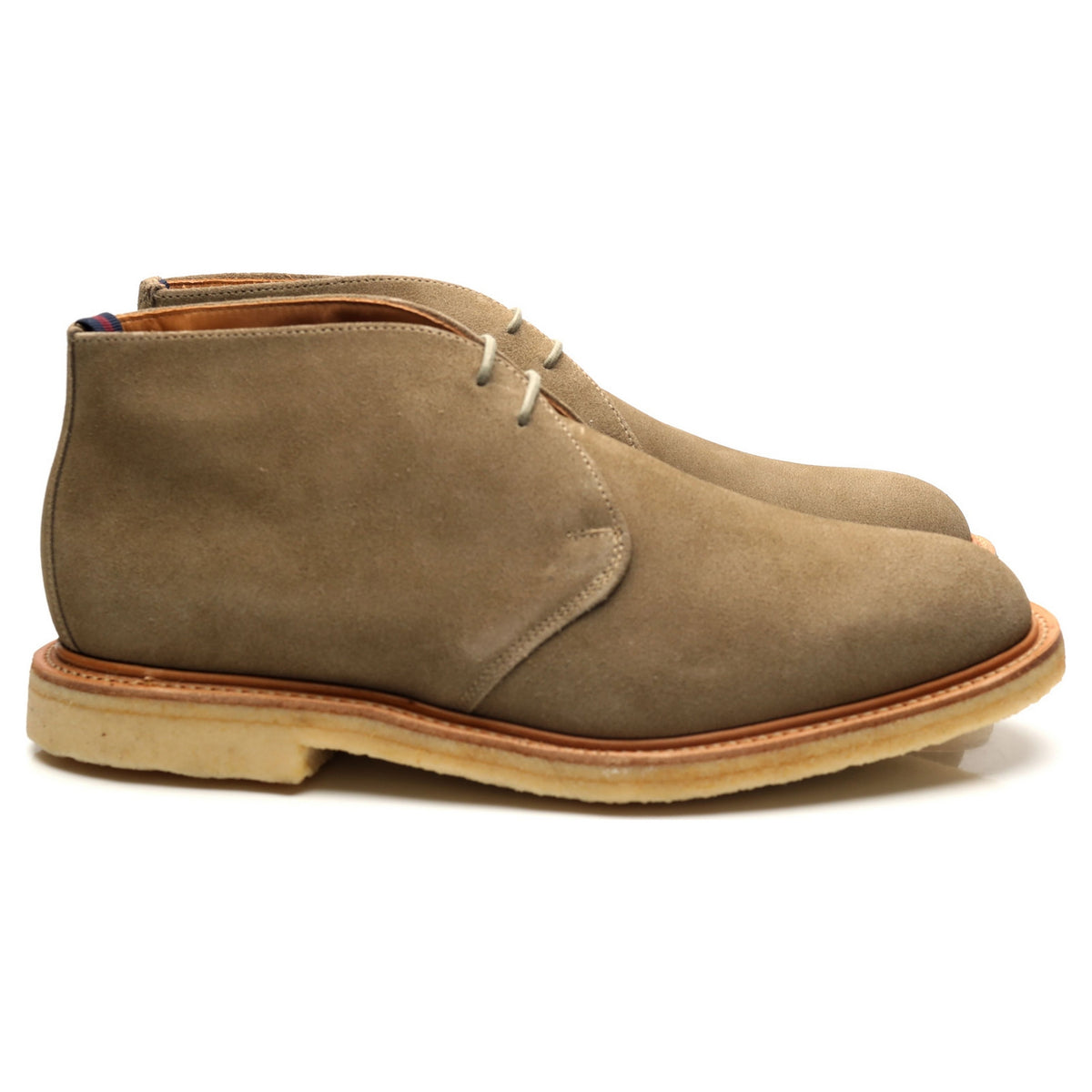 Shipton &amp; Heneage &#39;Bertie&#39; Beige Suede Chukka Boots UK 9.5 F