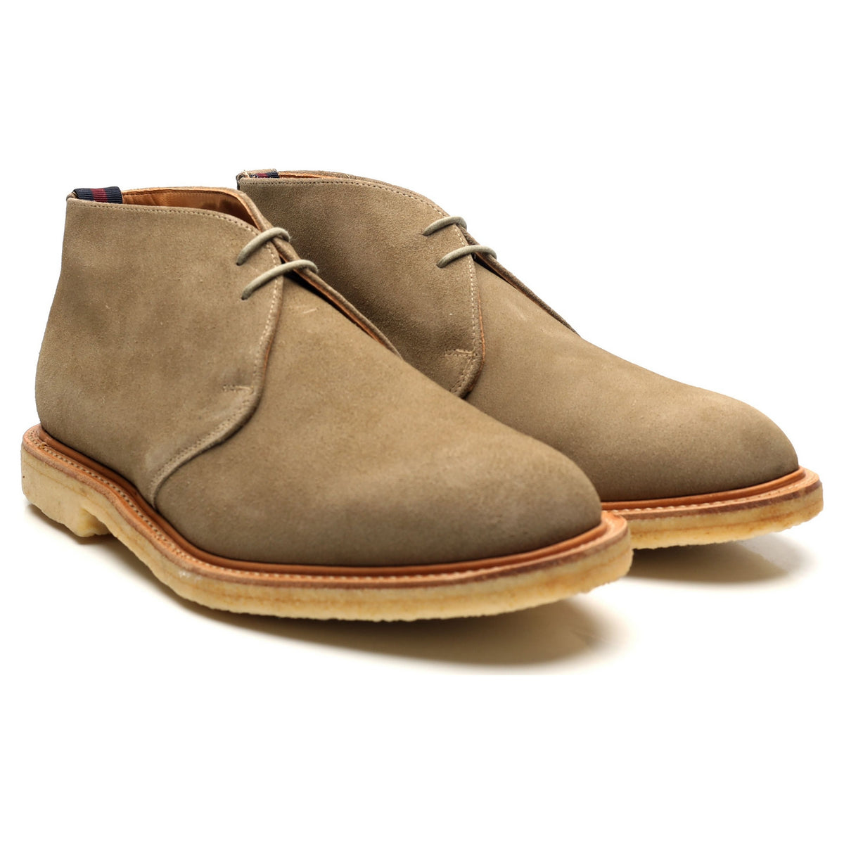 Shipton &amp; Heneage &#39;Bertie&#39; Beige Suede Chukka Boots UK 9.5 F