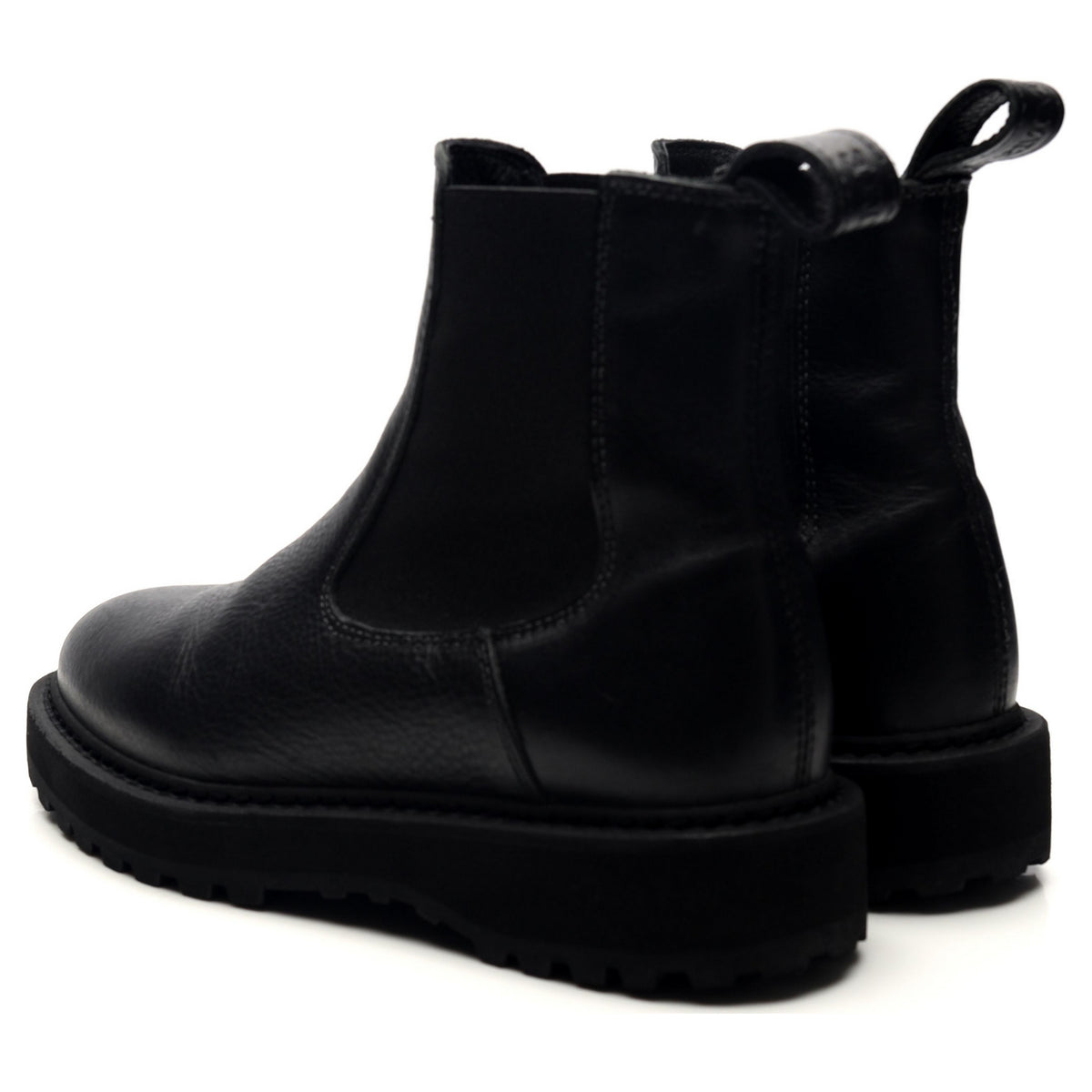 Women&#39;s &#39;Alberone&#39; Black Leather Chelsea Boots UK 4 EU 37