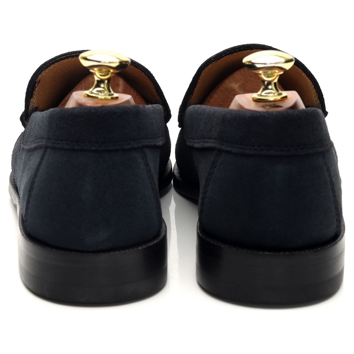 Navy Blue Suede Horsebit Loafers UK 6.5 EU 40.5