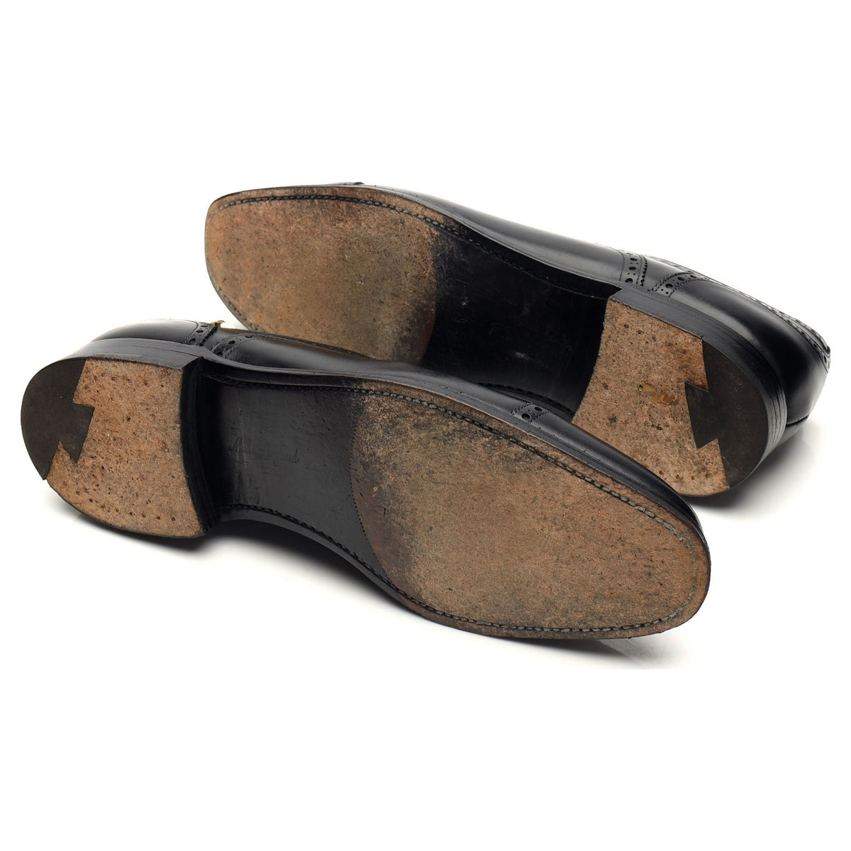 &#39;Segsbury&#39; Black Leather Oxford Brogues UK 8 E