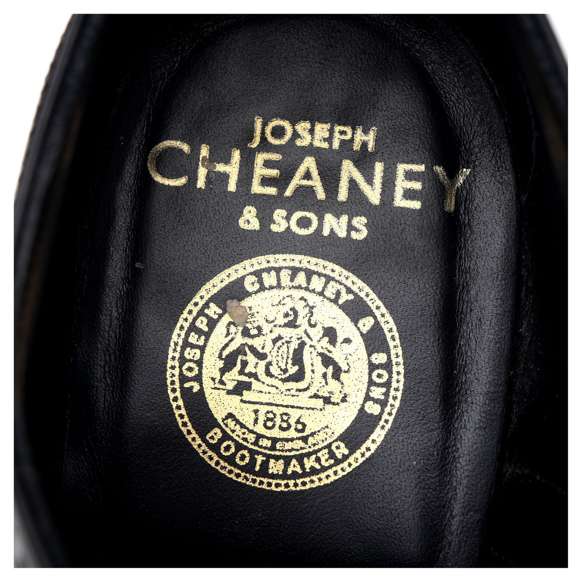 &#39;Segsbury&#39; Black Leather Oxford Brogues UK 8 E
