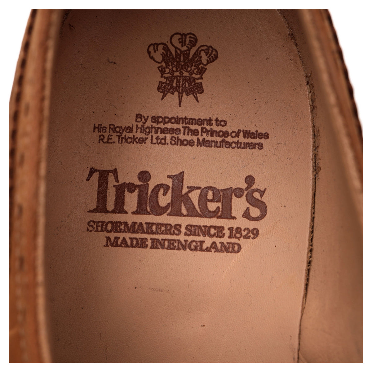 &#39;Bourton&#39; Tan Brown Nubuck Derby Brogues UK 12