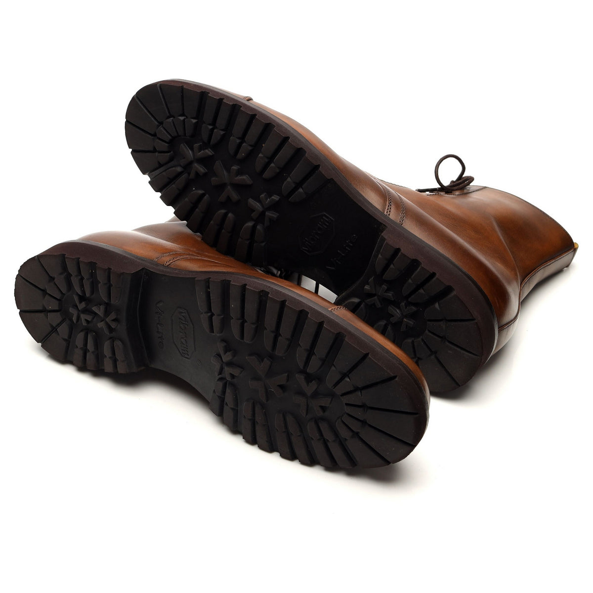 &#39;Trafalgar&#39; Brown Leather Boots UK 7.5 F