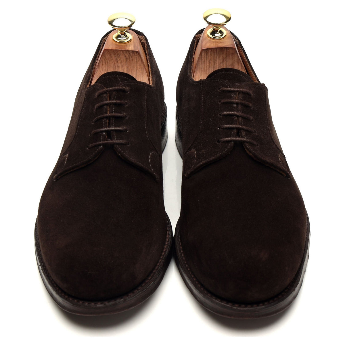 &#39;Horsforth&#39; Dark Brown Suede Derby UK 7.5 F