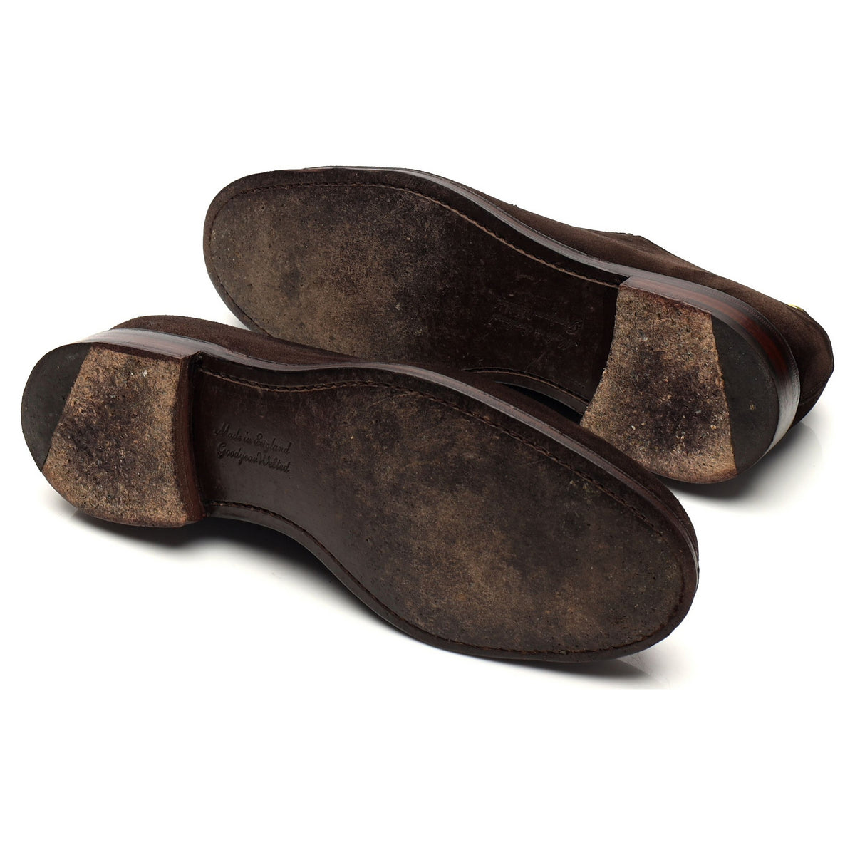&#39;Horsforth&#39; Dark Brown Suede Derby UK 7.5 F