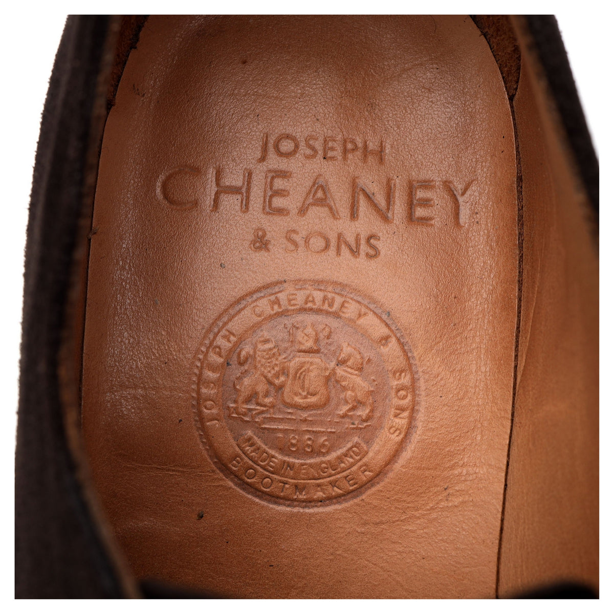 &#39;Horsforth&#39; Dark Brown Suede Derby UK 7.5 F