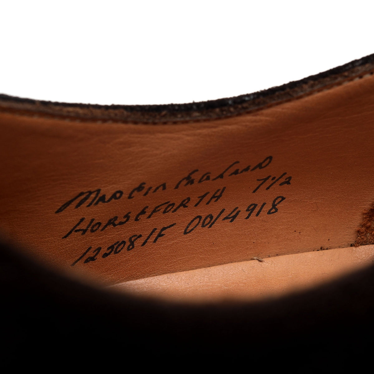 &#39;Horsforth&#39; Dark Brown Suede Derby UK 7.5 F