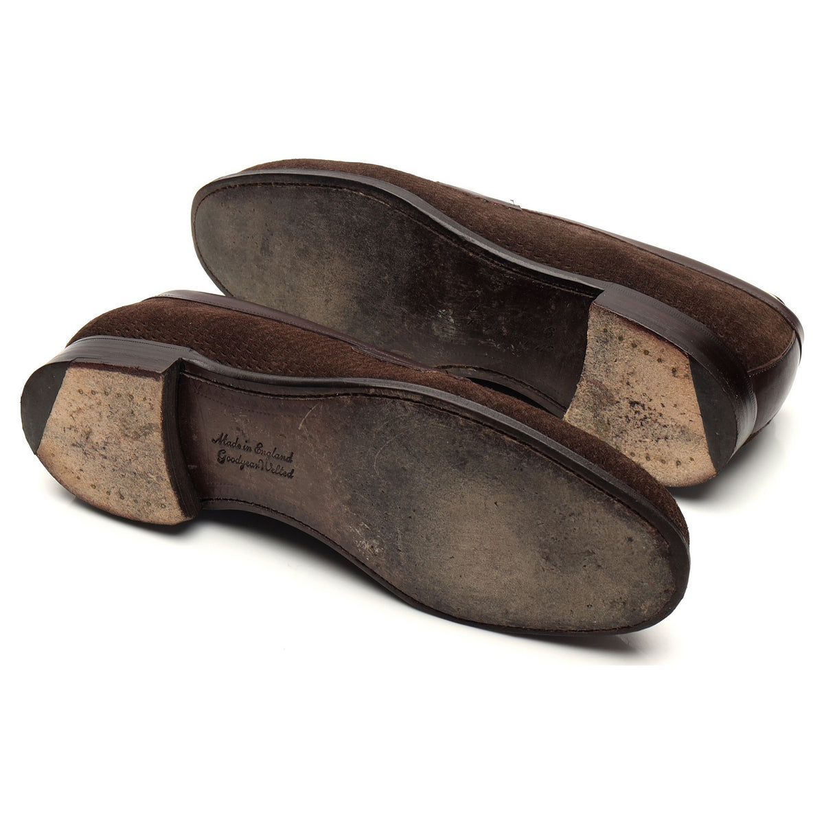 &#39;Hayden&#39; Dark Brown Suede Loafers UK 7.5 F