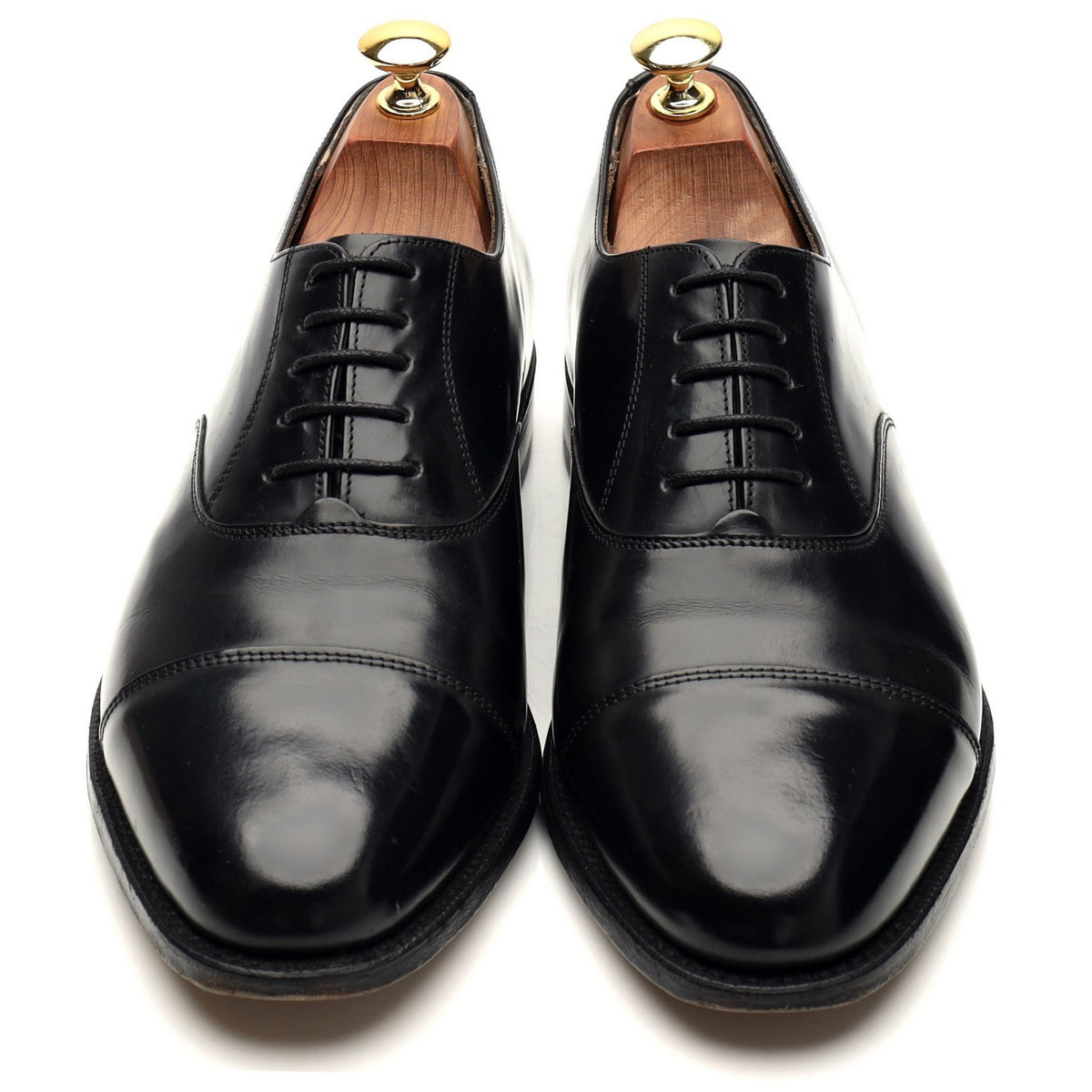 &#39;Arnold&#39; Black Leather Oxford UK 7.5 G