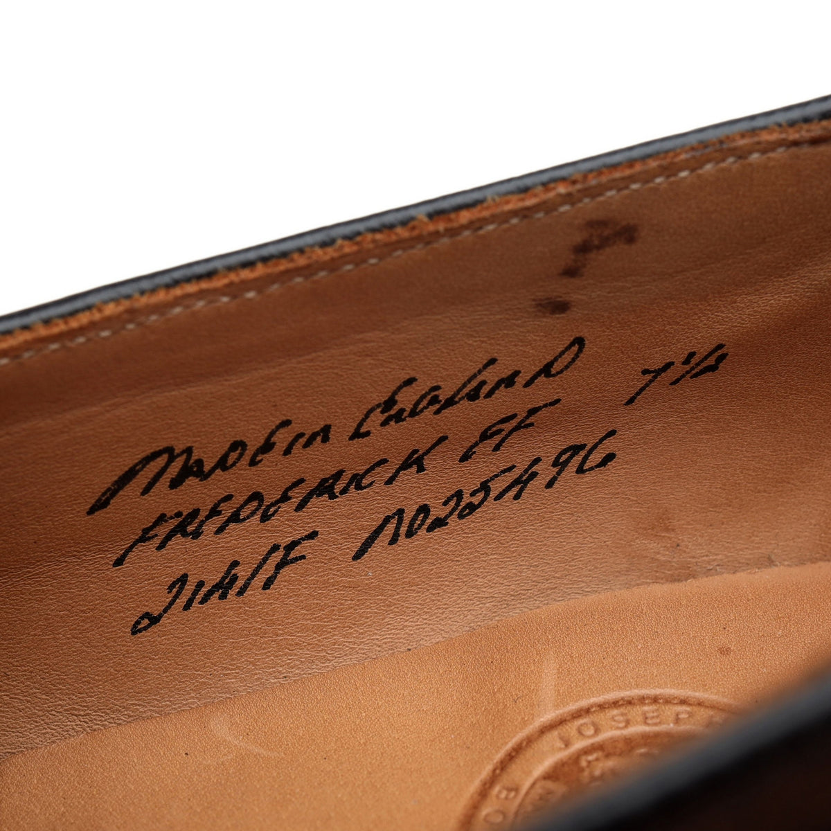 &#39;Frederick&#39; Brown Leather Brogue Tassel Loafers UK 7.5 F