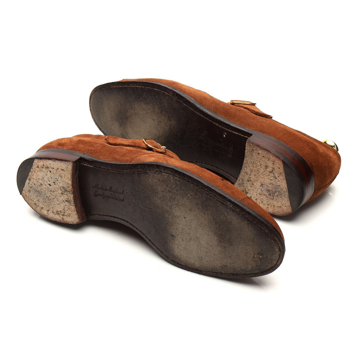 &#39;Bertie&#39; Snuff Brown Suede Sandals UK 7.5 F