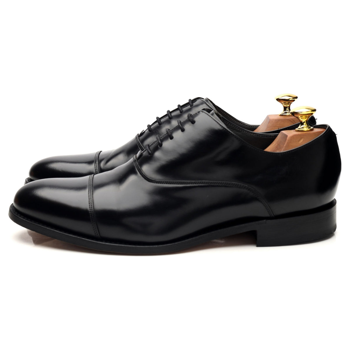 &#39;Winsford&#39; Black Leather Oxford UK 8 G