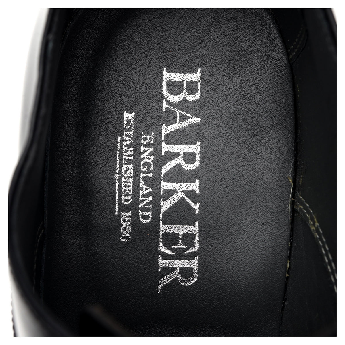 &#39;Winsford&#39; Black Leather Oxford UK 8 G