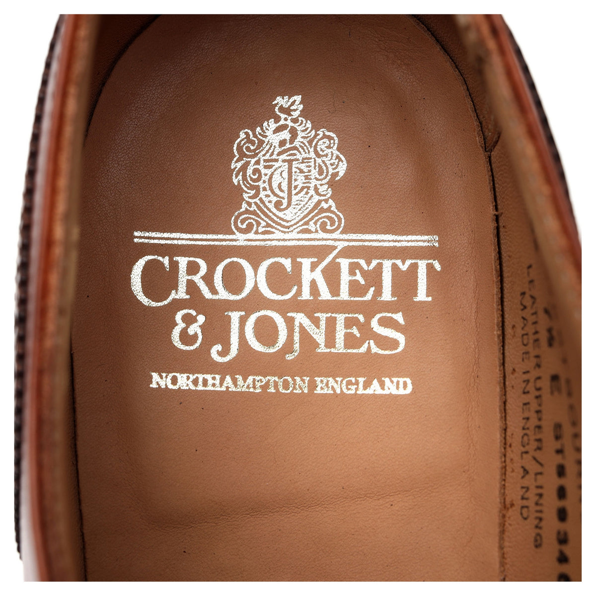 &#39;Westbourne&#39; Tan Brown Leather Oxford Brogues UK 7.5 E